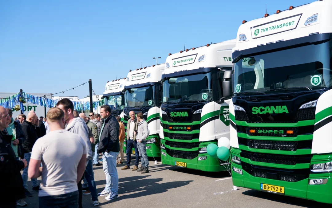 8 nieuwe Scania’s versterken ons wagenpark